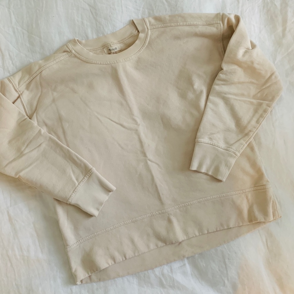 Madewell Natural Garment Dyed sweatshirt